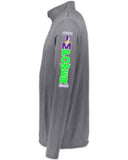 Ladies Lightweight 1/4 Zip Pullover - I'M POWER