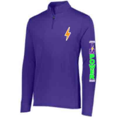 Ladies Lightweight 1/4 Zip Pullover - I'M POWER