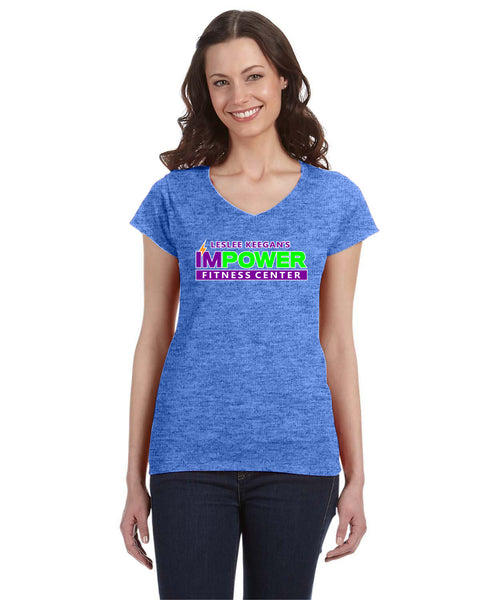 Ladies' V-Neck T-Shirt I'MPower