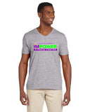 Uni-Sex V-neck T-shirt - I'MPower