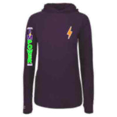 Ladies Textured Pullover Hoodie - I'M POWER