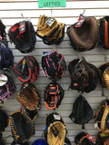 Youth LEFTIES Baseball gloves